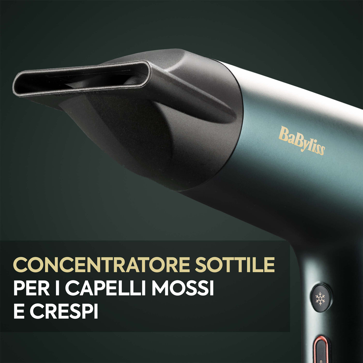 CONCENTRATORE SOTTILE. per i capelli mossi e crespi